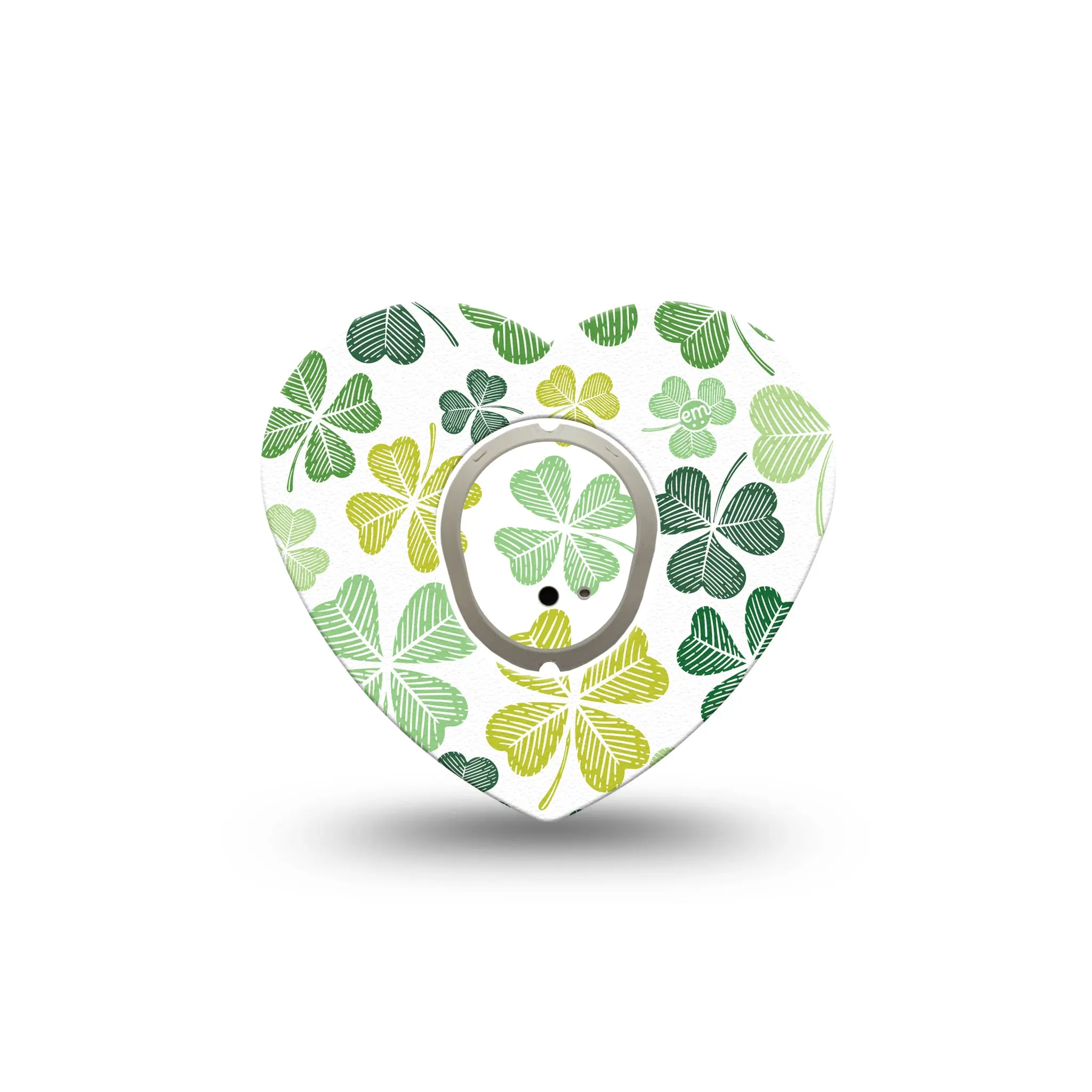 Clover Pile Dexcom G7 and Stelo Heart Tape