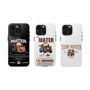 Collection Towing Mater Car Tough Phone Case – Cartoon Cover for For iPhone & Samsung Aesthetic tough Phone Case
