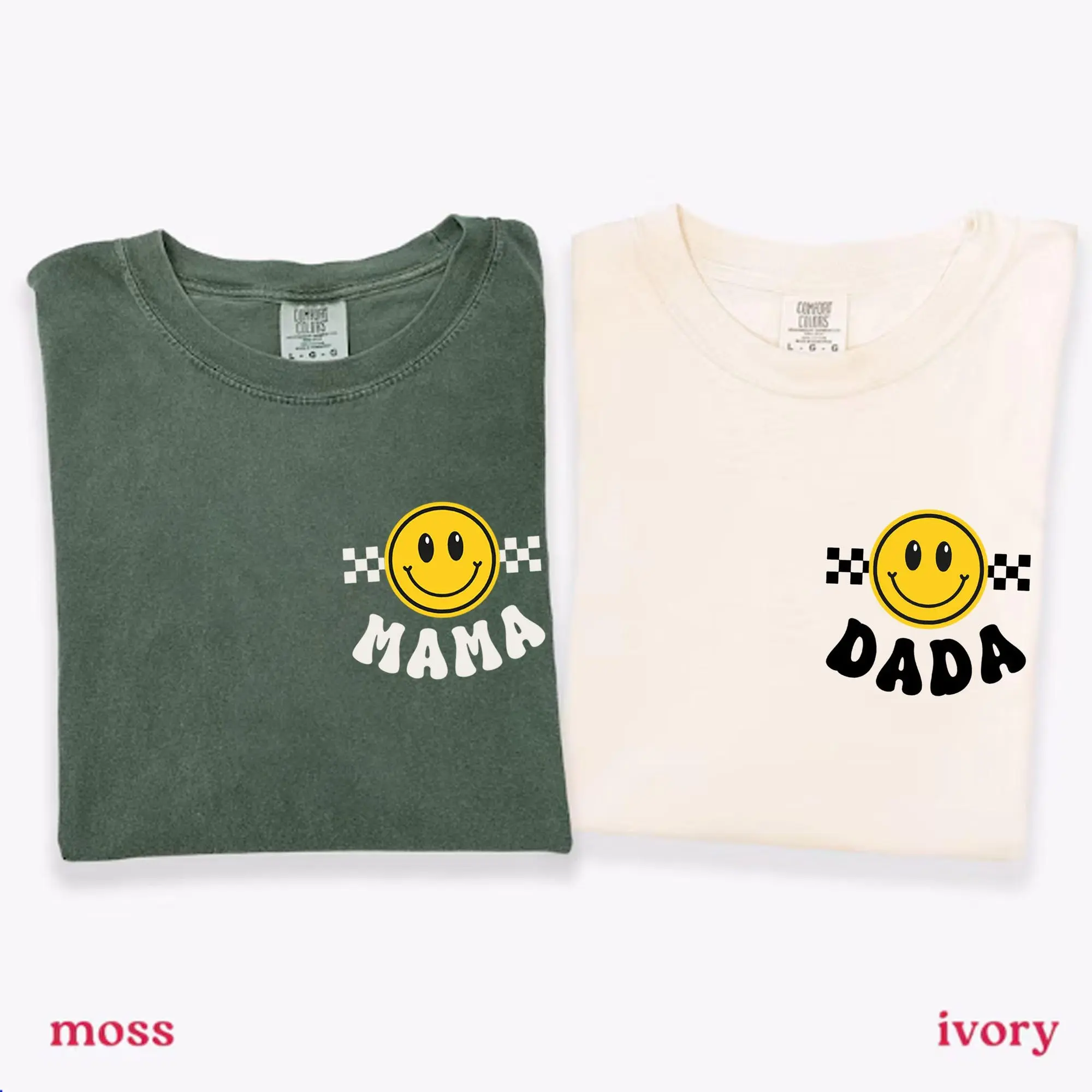 One Happy First Birthday Shirt 1st Birthday Boy Mama Dada Happy Dude Birthday Happy Face Theme Birthday Matching Shirts Happy Boy
