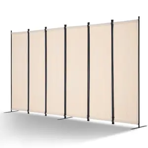 VEVOR 2FT Room Divider, 3 Panel PET Polyester Soundproof Room Screen, Folding Privacy Divider Portable Partition Divider for Room Separation, Freestanding Room Partitions for Office Study, GreyVEVOR Super Brand Day