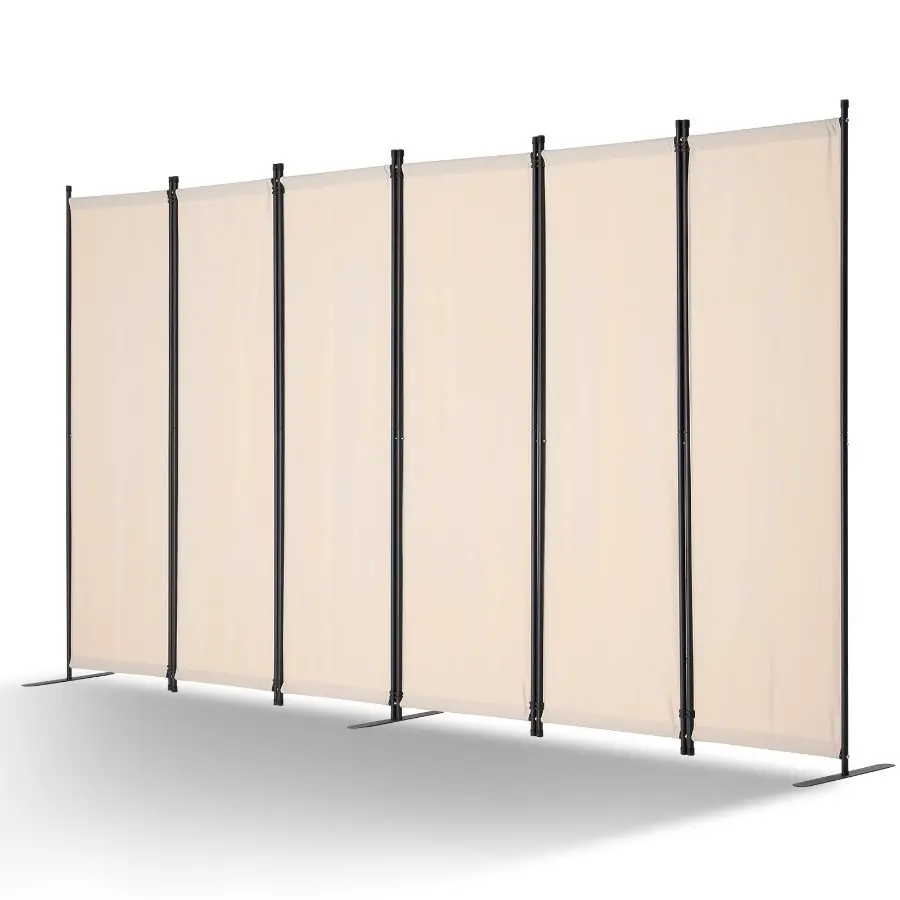 VEVOR 2FT Room Divider, 3 Panel PET Polyester Soundproof Room Screen ...