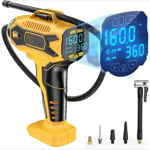 Tire Inflator Air Compressor Compatible with DeWalt 20V Max Battery 160 PSI Cordless Portable Electric Pump with Digital Pressure Gauge for Car Motorcycle Bike Sports Ball (No Battery)