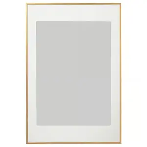 Frame, gold, 24x35 ¾ "Picture frames, poster frames, wall-mountable horizontally or vertically - slide-in frame strips, scratch-resistant wall gallery frames.