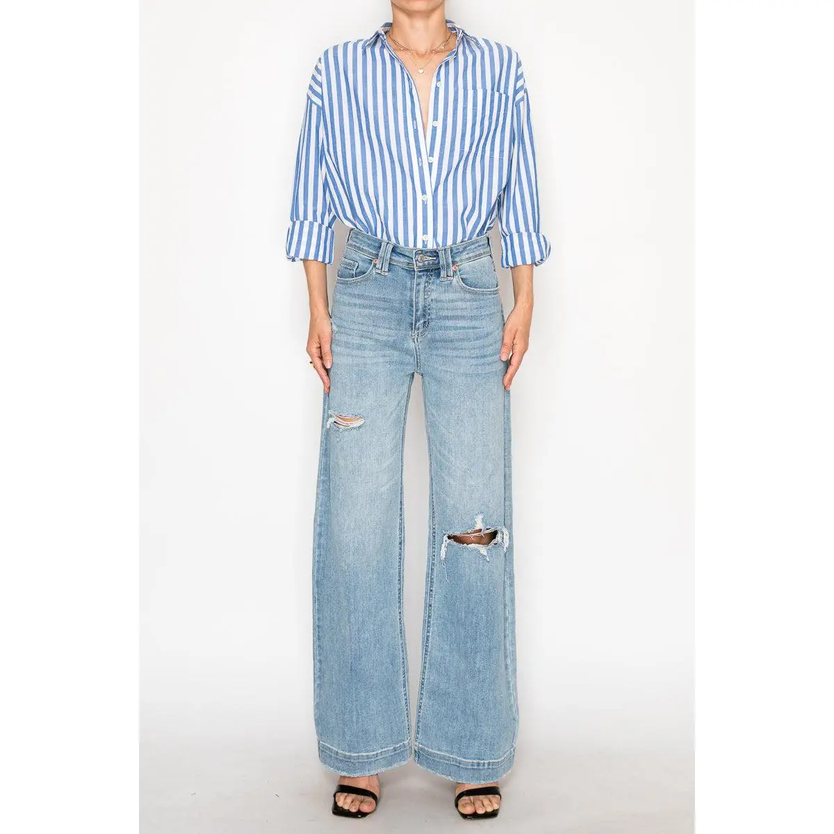 Corset Ultra High Rise Modern Wide Jeans