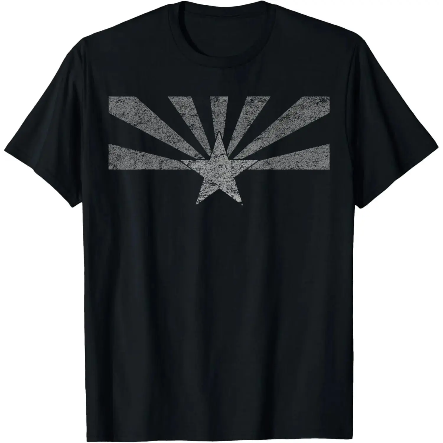180g[100%cotton]Arizona State Flag T-Shirt Distressed Vintage AZ Flag Print T-Shirt top,cool tees,shirts women,100%cotton  shirt  for  women