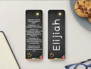 Childrens Christian Bookmark, Customized name, scriptures for children
