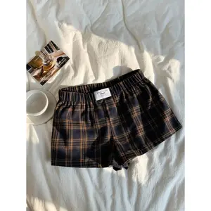 Women's Summer Casual Plaid Mini Shorts