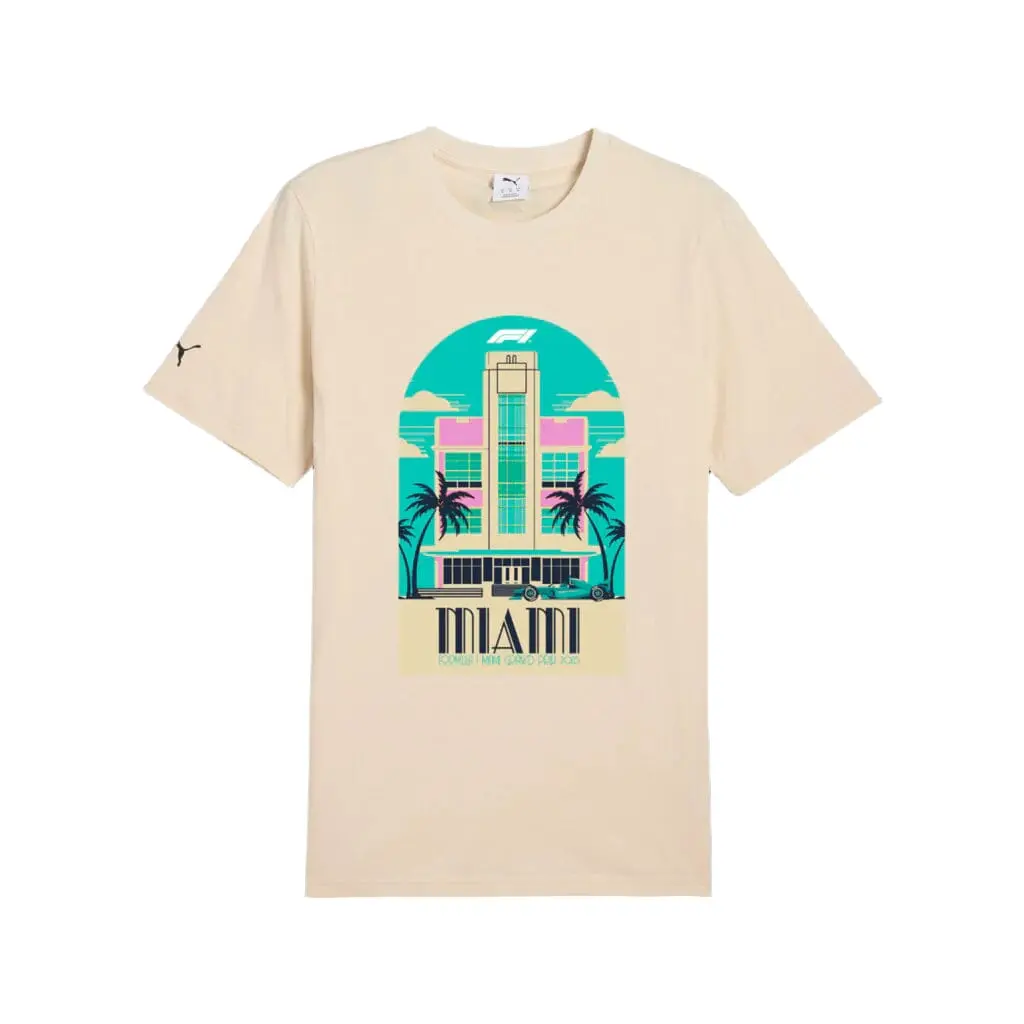 Formula 1 Tech Collection F1 Miami GP T-Shirt - Alpine Snow