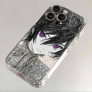 Youthful Young Fashionable Personalized luxury comic Code Geass Clear Soft Case protection for iPhone 17 16 15 14 13 12 11 Pro Max Coque