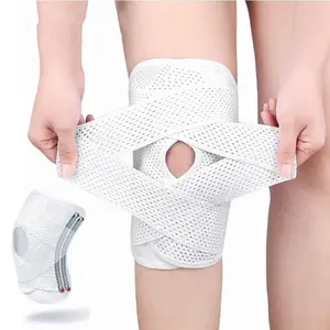 Knee Brace with Side Stabilizers for Meniscal Tear Knee Pain ACL MCL Arthritis Injuries Recovery, Breathable Adjustable Knee Support for Men and Women-MM【0】