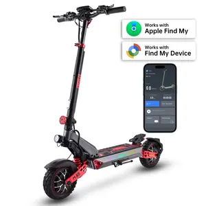 ZWHEEL D3 Electric Scooter for Adults, 2400W Dual Motor Fast Electric Scooter, 39 MPH Top Speed, 50 Miles Range, 48V 20Ah Battery, Approved Anti-loosing Device, 10" Tubeless Tire Foldable E-Scooter for Commuter Outdoor campus