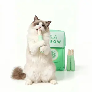 4-Pack Cat Herbal Toys: Safe and fun chew & kick toys for indoor cats. Durable flexible material with fine workmanship and portable packaging. Cleans teeth, trims claws, relieves boredom and brings daily joy. Ideal festive gift!