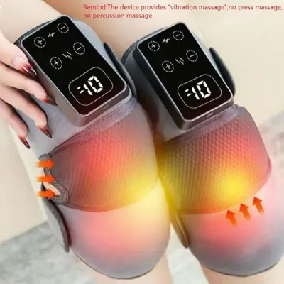 Infrared Therapy Wireless Knee Massager With Heat, Vibration & Red Light Therapy - Rechargeable, Adjustable Strap Infrared Therapy Wireless Knee Massager With Heat, Vibration & Red Light Therapy - Rechargeable, Adjustable Strap