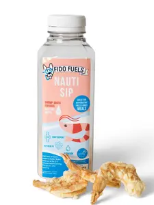 FIDO FUELS - Nauti Sip Freeze Dried Bone Broth - Nourishing Drink for Dogs  - USA Raised & Processed - Joint Support & Digestion Aid