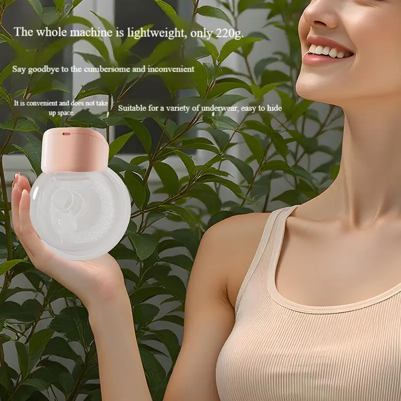 Upgraded Wearable Breast Pump - Hands-Free Wireless Electric Dual-Head Device with LED Display, 2 Modes, 9 Levels, 24mm Flange, USB-Powered Portable Rechargeable for Nursing & Hands Free Pumping Needs, Portable Rechargeable Pump