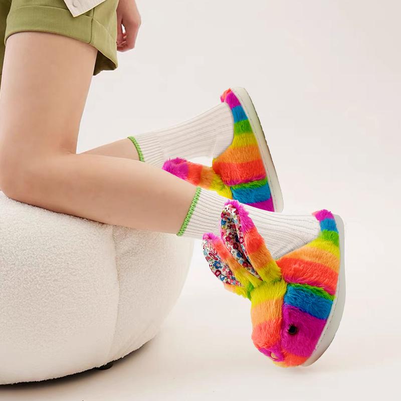Bunny Slippers for Women Men Cute Plush Rabbit Fuzzy Slippers Soft Fluffy Animal Winter Warm Indoor House Slippers Shoes Footwear Foam Girl Warm Soft Fuzzy Upper Fleece Lining Non-slip Sole Memory Foam Insole Best Gift Bunny Slippers for Women Men Cute Plush Rabbit Fuzzy Slippers Soft Fluffy Animal Winter Warm Indoor House Slippers Shoes Footwear Foam Girl Warm Soft Fuzzy Upper Fleece Lining Non-slip Sole Memory Foam Insole Best Gift