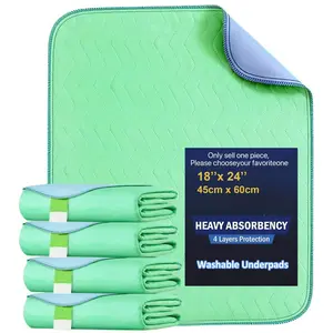 Reusable Waterproof Incontinence Mattress, 34x36 Inches/18x24 Inch, Washable and Reusable, Adult, Elderly, Pet Protection Pad