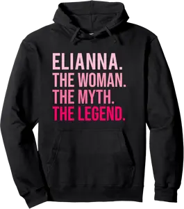 Elianna The Woman The Myth The Legend Funny Valentine's Day Pullover Hoodie - Nestorporas Shop 52B0DHT2B2Z8