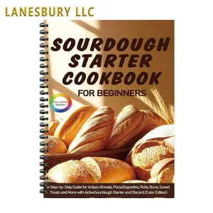 Sourdough Starter Cookbook, Beginner-Friendly Artisan Bread Guide, Step-By-Step Instructions, Perfect for Home Bakers, Easy-To-Follow Recipes