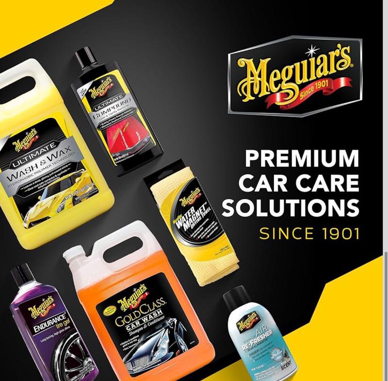 Meguiar's G13919 Hot Shine Tire Foam, Aerosol Tire Shine for Glossy, Rich Black Tires - 19 Oz Spray Can (Pack of 2)