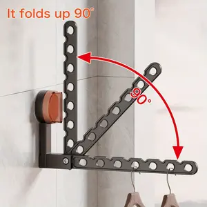Christmas Suction Cup Folding Drying Rack, Travel Drying Rack, Indoor Drying Stand, Suitable for Bathroom, Balcony, Kitchen, Hall, Bedroom, a Must-Have for Travel And a Halloween Gift, Drying Racks