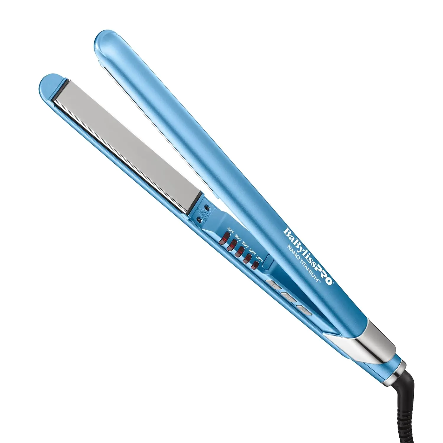 BabylissPRO Nano Titanium Ultra-Sleek Hair Straightener, Flat Iron for All Hair Types