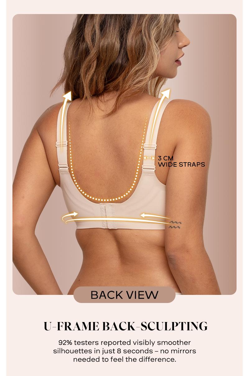 [Flash Sale]COMFELIE Plus size L-4XL Wireless Bra, Women Full Coverage No Underwire Comfort Smoothing Bralette for Workout Everyday Bras EB029