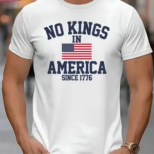NO KINGS IN AMERICA Anti Trump MAGA RESIST Political T-Shirt, Anti Trump Shirt, Political Shirts, Anti Maga Shirts, Crown No Kings Shirt, Protest Shirts, Nope Kings Shirt