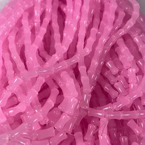 Bamboo 12mm Beads Glass - Beads with Unique Design and Color Variations