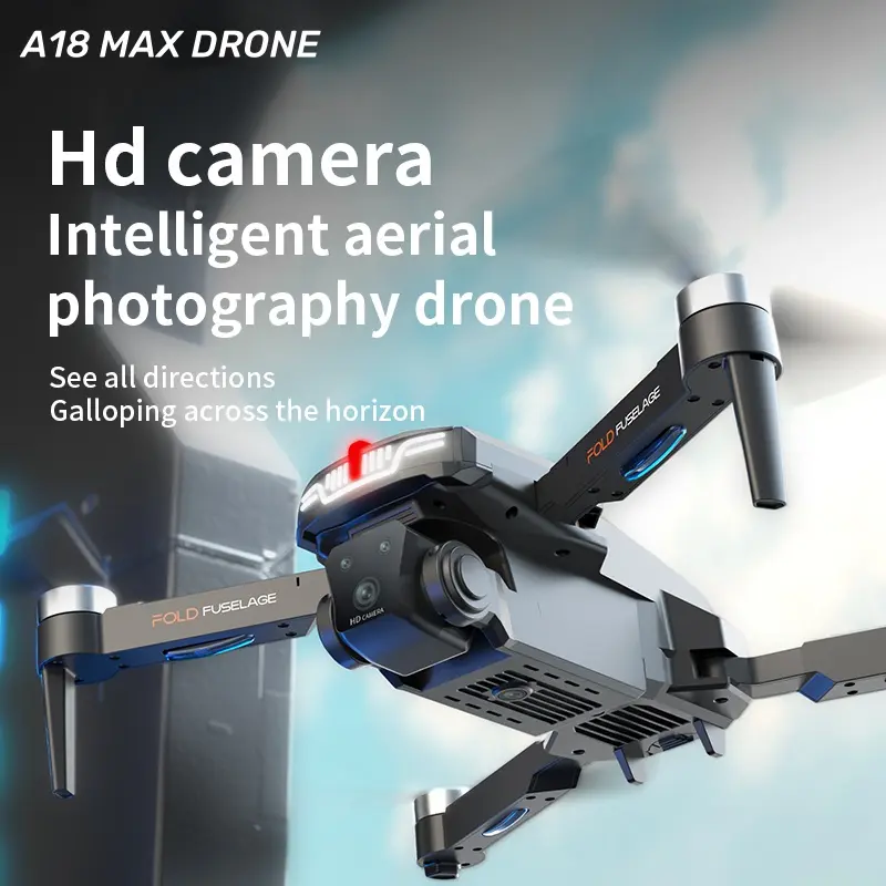 A18 Brushless Dual Power Long Life Optical Flow Triple Lens HD 4K Accessories Cameras Drone dron
