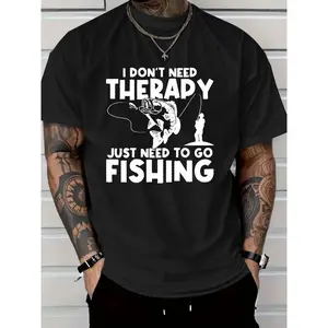 Go Fishing Instant Fit Men's T-Shirt, Sweat Absorption and Freedom of Movement