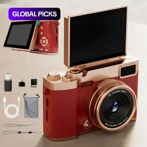 Flip Screen Retro Portable Vintage Camera for Teens, Cute Pocket Digital Camera with Filters, Student Camera, Entry-Level Digital Camera with Memory Card, Perfect Gift for Christmas, Back to School & New Year #GLOBAL PICKS