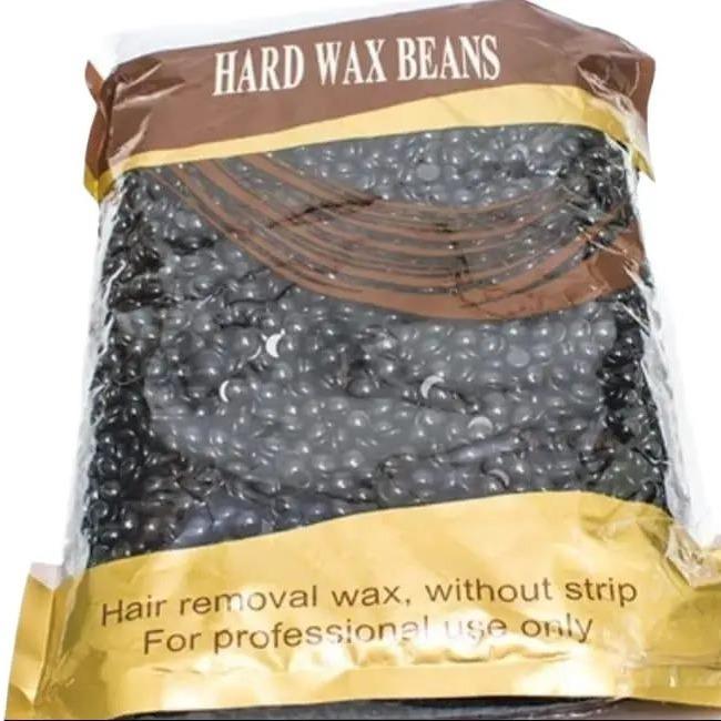 500g Painless Black Hard Wax Beans for Hair Removal - Ideal for Underarms, Legs, Bikini  Gentle Body Care Smooth Comfort Cosmetic
