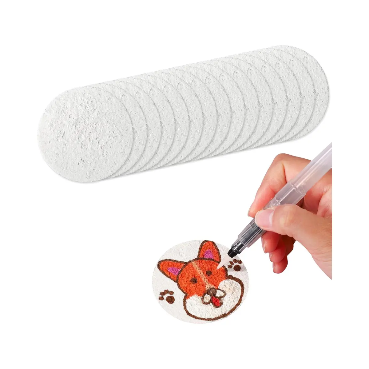15PCS Foam Texture Paper 3D Painting Sponge Cards DIY Art Craft Canvas for Acrylics