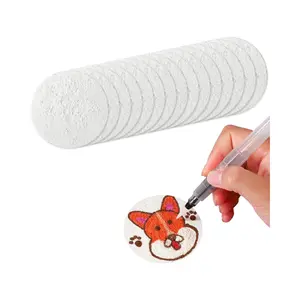 15PCS Foam Texture Paper 3D Painting Sponge Cards DIY Art Craft Canvas for Acrylics