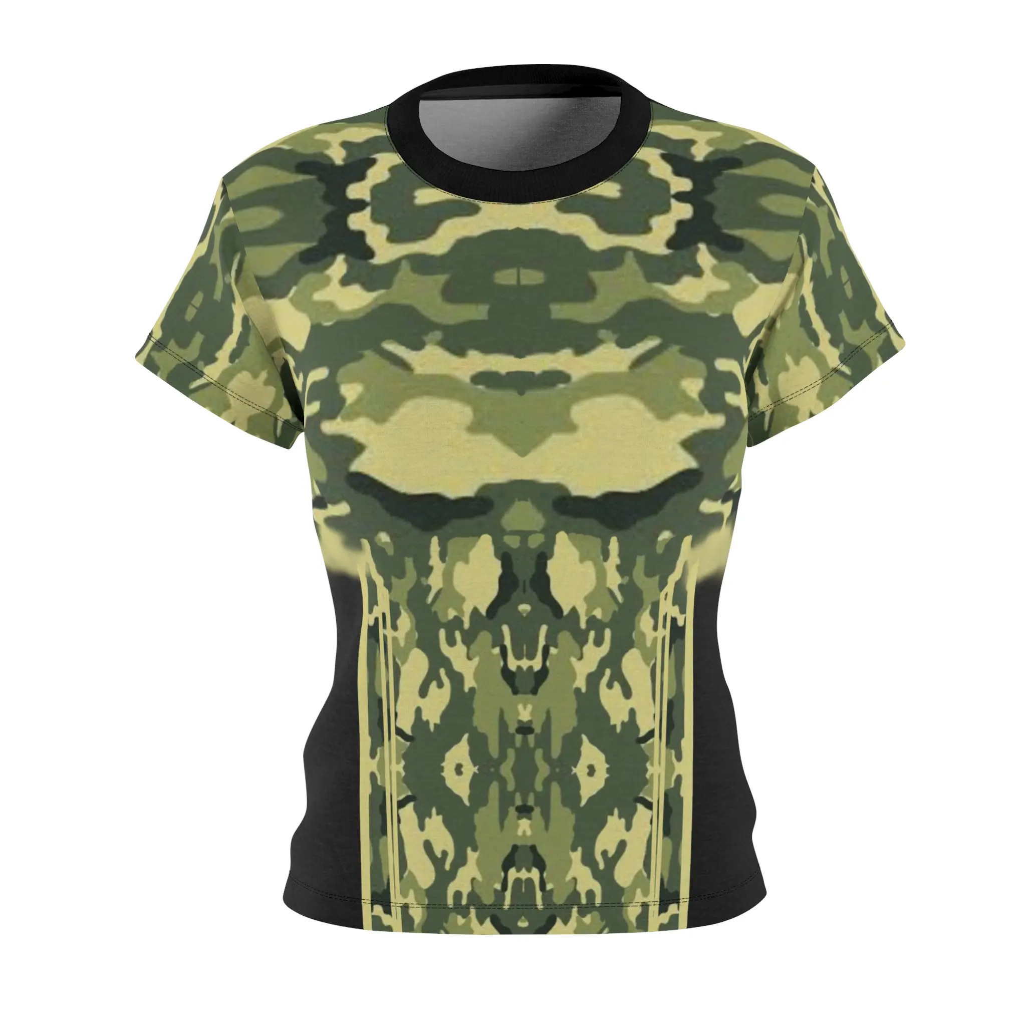 Army,Women's Cut & Sew Tee (AOP)