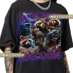 Rocket Racoon Guardian Of The Galaxy Limited Vintage T-Shirt, Gift For Women And Men, Unisex T-Shirt