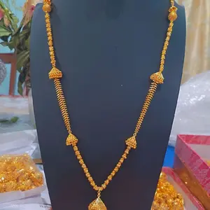 Long Gold Plated Mop Chain - Elegant and Durable