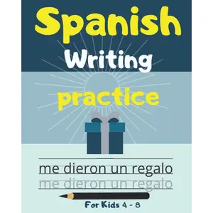 Practice Spanish Writing for kids: Spanish handwriting Workbook for kids ages 4 to 8. Contains funny phrases that will help children to practice Spanish writing while using the alphabet. Paperback – May 22, 2020