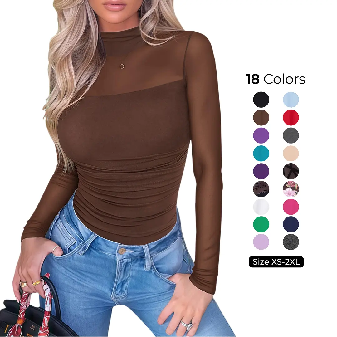 Avidlove Women Long Sleeve Bodysuit Turtle Neck Shapewear Body Suits Mesh One Piece Leotard Shirt Going Out Tops Fall Outfits Avidlove Women Long Sleeve Bodysuit Turtle Neck Shapewear Body Suits Mesh One Piece Leotard Shirt Going Out Tops Fall Outfits