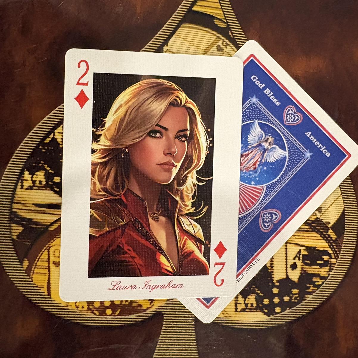 MAGA Patriot Tribute Professional Poker Deck - High-Quality Poker Cards with Custom Design