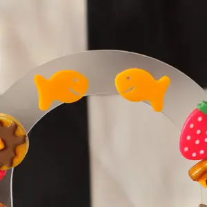 Cheddar Fish Cracker Stud Earrings - Authentic Earring Design with Smooth Finish - Ideal for Everyday Wear