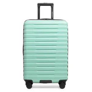 U.S Traveler US09181M26 26 in. Checked Medium Boren Hardside Rugged Spinner Luggage, Mint