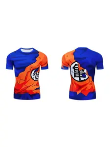Dragon Ball Summer T-shirt Male Anime Goku Kakarot y2k Harajuku Father Son Trend Short Sleeve Anime Cosplay T-shirt