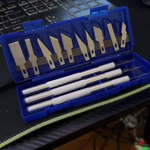 Aluminum Alloy Carving Knife Set, 13pcs/set Multifunctional Craft Decorating Knife Set, Professional Cutting Tool for Paper Cutting, Handmade Model Making