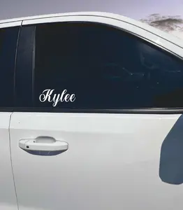 Custom Name Decal: Passenger Princess Vinyl Sticker for Truck Windows, Cups, Laptops & More