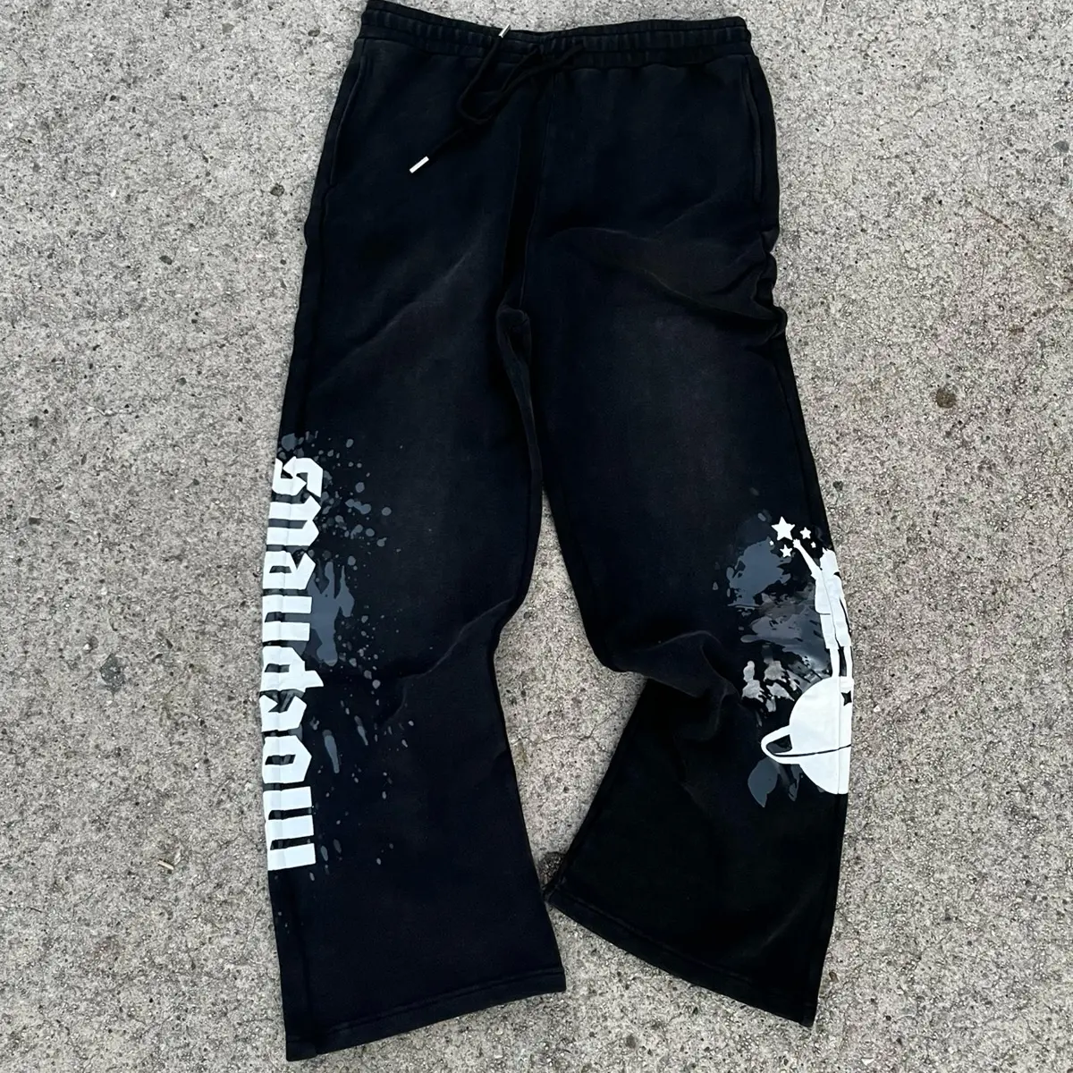 MORPHEUS MOTION Seamless Heavy Weight 450 GSM Relaxed Fit Sweatpants, 100% French Terry Cotton, Mens Sweatpants