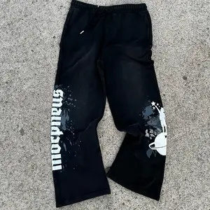 MORPHEUS MOTION Seamless Heavy Weight 450 GSM Relaxed Fit Sweatpants, 100% French Terry Cotton, Mens Sweatpants