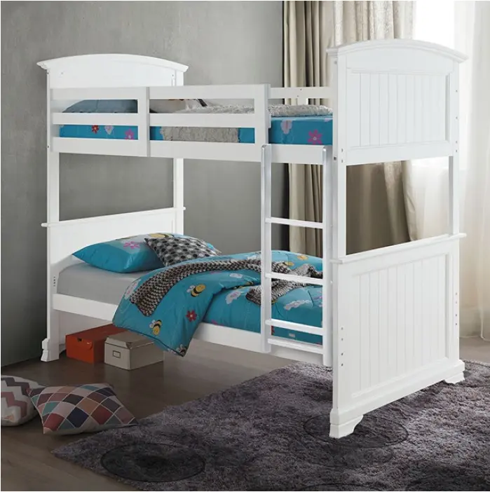 ALBANO Transitional Twin/Twin or Twin/Full Bunk Bed