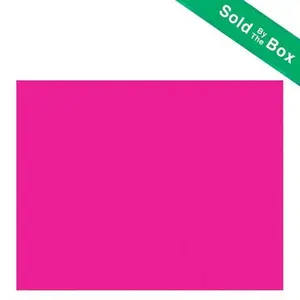 Bazic 5031- 25 Fluorescent Pink 22 in. x 28 in. Poster Board- Pack of 25